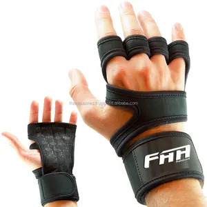 Cross-Trainings handschuhe mit Handgelenks tütze für Fitness, WOD, Gewichtheben, Training im Fitness studio und Powerlifting-Silikon griff