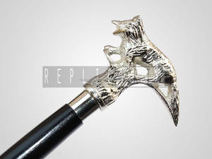 Silcer Panther Bâton de marche en bois de qualité supérieure pour le camping et la randonnée Fabriqué à la main en laiton - Product Image 4