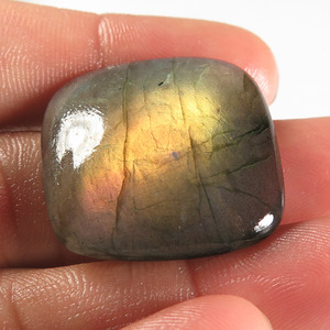 Cabujón ovalado de labradorita genuina para tamaño de anillo de Madagascar, forma mixta, lote de piedras preciosas de labradorita Natural para la fabricación de joyas - Product Image 1