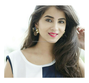 Handmade AGATE & <b>Glass</b> Chatons Statement Drop Earrings for Women and <b>Girls</b> Fashion Design - Product Image 1