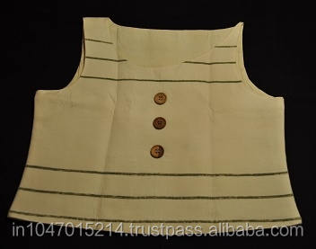 Стильный куртка через ручной работы хлопка корзины ткани