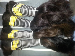 Cabello humano 100% natural indio, pelo natural sin procesar a granel - Product Image 6