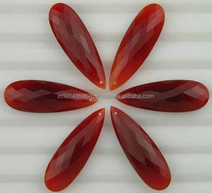 Perles d'onyx rouge naturel en gros cristaux de pierres précieuses de guérison fabriqués et fournis - Product Image 1