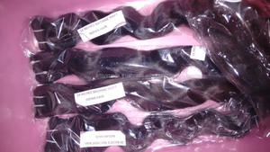 ผมบริสุทธิ์ Weaving.100 % ที่ยังไม่ได้ธรรมชาติหยักทอผ้าที่มีคุณภาพที่ดีที่สุดผม Remy ทอผ้าจากอินเดีย - Product Image 6