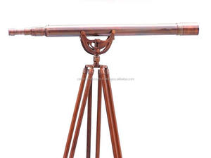 Viking Beautiful Antique <b>Copper</b> Anchor master Telescope with floor Stand Telescope - Product Image 5