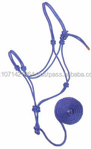 Haute qualité RJ INTERNATIONAL RJ-412 cheval corde licou en cuir Durable Logo personnalisé poney-cob-pleine taille diverses couleurs équin - Product Image 2