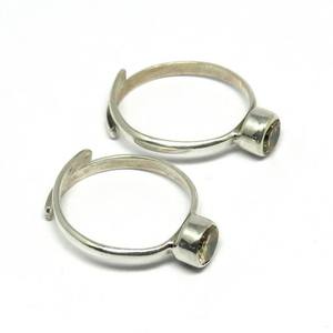 Belleza de verano Anillos de punta de Plata de Ley 925 con gemas, joyería de plata 925, color marrón, CZ, venta al por mayor - Product Image 5