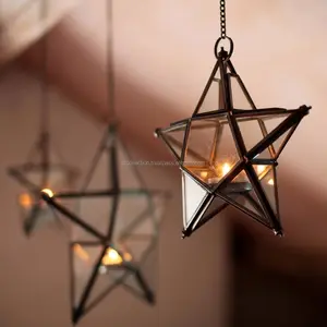 Star Shaped Lanterns, Black and brass lanterns new designs, latest developments