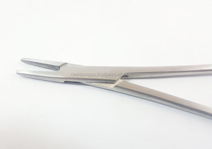 Porte-aiguille manuel jetable Mayo Hegar 14cm Instruments chirurgicaux à usage unique en acier inoxydable certifiés ISO13485 - Product Image 3