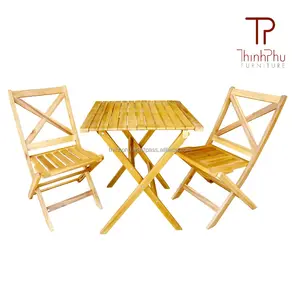 DAISY Bistro Set - Top grade Acacia furniture - import furniture from vietnam