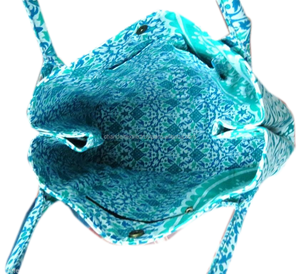 Ombre Impreso Mandala Bolso de mano Ombre diseño bolso mandala Tote algodón tapiz Hobo bolso niñas shopper bolsos Asa monedero - Product Image 3