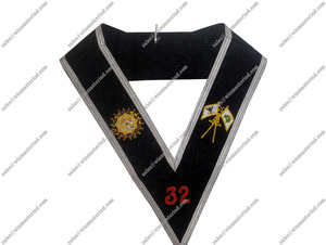 Collar Masónico del Rito Escocés de 32 Grados (negro) - Product Image 2