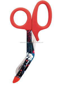 Ciseaux chirurgicaux manuels Delta Med pour pansements traumatiques, en acier inoxydable avec poignée en plastique, certifiés CE Classe I, ensemble d'instruments universels - Product Image 5