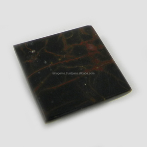 Natural Spiderweb Jasper 17mm Square Cabochon 3.30 gms Loose Gemstone - Product Image 2