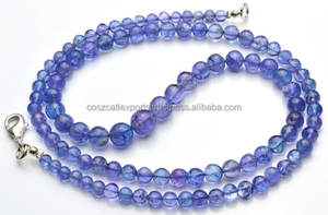 Natural Tanzanite Loose Beads 8mm Round Plain Tz Strand <b>Blue</b> <b>Crystal</b> Gemstone Certified <b>Bracelet</b> 4mm 6mm 10mm 3mm Sizes - Product Image 4