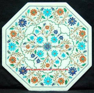 Haut de Table pitra, pierre de marbre faite à la main - Product Image 1