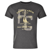 Camiseta Ecológica de 180g para Hombre, Marca Personalizada de Bangladesh, 100% Algodón Orgánico, Impresa con Serigrafía