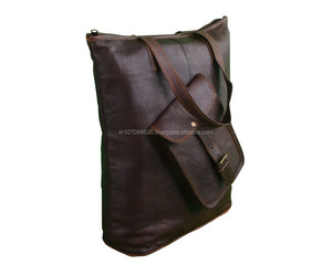 Nueva moda para mujer, bolso marrón oscuro, bolso de cuero genuino, bolsos de compras de viaje clásicos de gran capacidad para mujer, bolsos de compras - Product Image 2