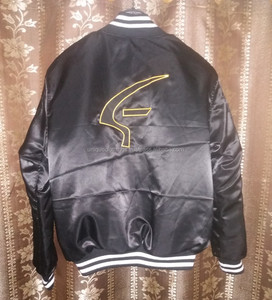 Custom Satin Bomber Jacket/Custom Satin Maak Uw Eigen Ontwerp <span class=keywords><strong>Varsity</strong></span> Jassen - Product Image 3