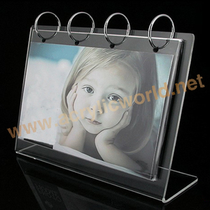 Morden acrylic art frames <b>calendar</b> holders acrylic frame stand acrylic sign holder acrylic photo <b>block</b> frame - Product Image 2