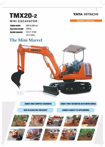 Mini-excavatrice Tata HItachi TMX20-2 - Product Image 1