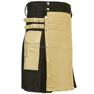 Derniers kilts noirs modernes avec tablier kaki Instruments et accessoires de musique de style tendance - Product Image 3