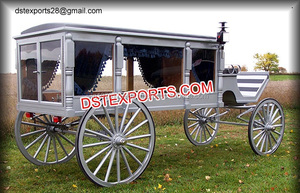 รถม้าศพแบบโมเดิร์นสีตามสั่ง พร้อมขนาดที่ปรับแต่งได้ โครงสร้างไม้และโลหะน้ำหนักเบา - Product Image 5