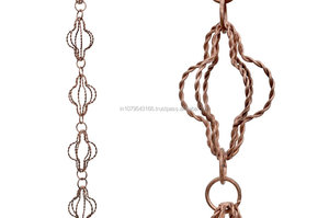 โซ่ฝนทองแดงสำหรับสวนและระบบรางน้ำ - Product Image 4
