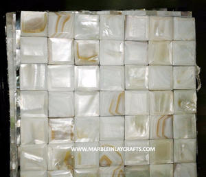 Carreaux en marbre blanc pur MOP pour la décoration de la maison - Product Image 1