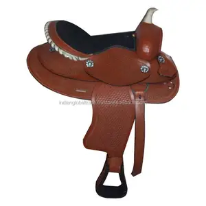 चमड़े हार्स भारत से Saddlery वेस्टन आपूर्तिकर्ता | भूरे रंग के चमड़े घोड़े की काठी | काठी पैड हार्स