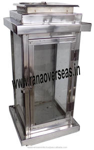 Linterna decorativa moderna de la vela del acero inoxidable para la fiesta y el restaurante del hotel de la sala de estar - Product Image 3