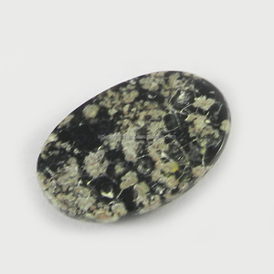 Cabujón ovalado de obsidiana de la mejor calidad, 17*25 mm, 3.16 g, piedra preciosa IG0403 - Product Image 2