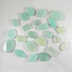 พิเศษสุด23ชิ้น! Aqua Chalcedony 100 GMS แบบอิสระ Cabochon, IG0455พลอย - Product Image 3