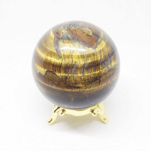 Esferas de ojo de tigre naturales al por mayor, bolas de cristal, esferas de piedras preciosas pulidas de roca natural, lote al por mayor. - Product Image 3