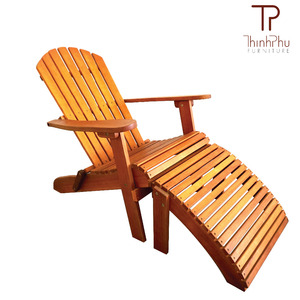 Silla Adirondack Tradicional de Madera Resistente a la Intemperie, Plegable, Cómoda, Muebles de Exterior para Patio, Chimenea, Piscina, Playa - Product Image 5