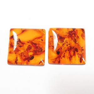 Cuentas de Oración de Ámbar Báltico Natural de Corte Ovalado Naranja con Tamaños Personalizados - Product Image 2