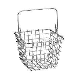 Elegant Mini Metal Shopping <b>Basket</b> Ergonomic Handle European <b>Square</b> Household <b>Storage</b> Essential for Kitchen Weddings Food Gift - Product Image 1