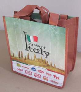 Sac de shopping réutilisable en PP non tissé à motif de dessin animé avec couleur personnalisée, design à boucle souple, petite taille - KIM DUC - Product Image 3