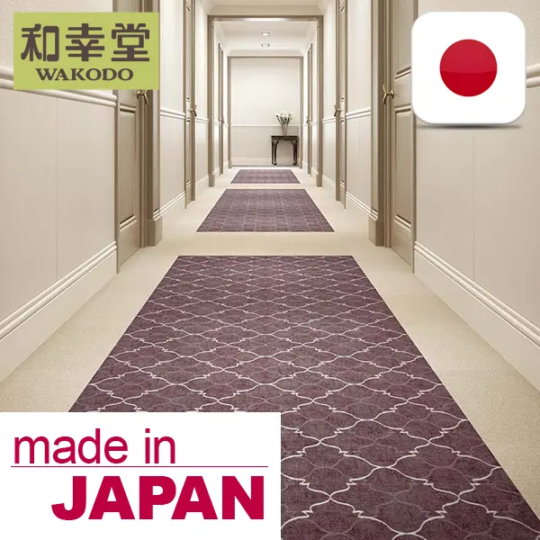 Alfombra para pasillo de Hotel, 50x50, ignífuga, azulejo de alfombra con múltiples funciones, fabricado en Japón