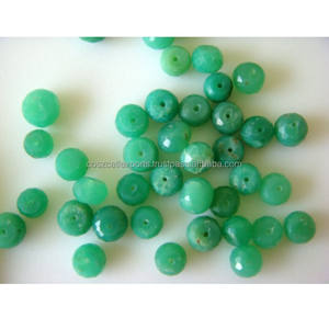 Cuentas de Cristal Acrílico, Piedras Curativas, Crisoprasa Verde, Facetadas, Redondas, de 6 mm, Cuentas de Vidrio, 9 Pulgadas, Medio Hilo, Cuentas Sueltas - Product Image 2