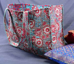 Túi Xách Tay In Hình Bãi Biển Bằng Vải Cotton Túi <span class=keywords><strong>Tote</strong></span> <span class=keywords><strong>Gypsy</strong></span> Lớn Túi Đeo Vai Phong Cách Bohemian - Product Image 2