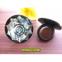 Bagues de doigt uniques en coquillages pour femmes - Cadeau de Bcbali.com