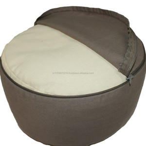 Cojines superiores semiestampados de algodón de fabricación india con bordado Zafu Almohadas y posicionadores de función más vendidos - Product Image 2