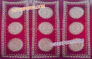 Hermoso paraguas de boda, telón de fondo pequeño, paraguas para boda, diferentes diseños, cortinas bordadas - Product Image 6