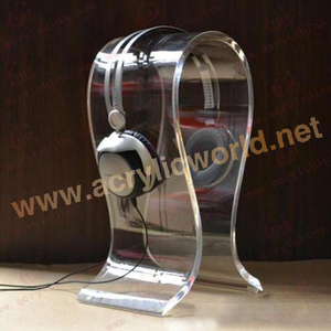 Soporte acrílico transparente para auriculares personalizado a buen precio, soporte para auriculares, soporte para auriculares, accesorios para auriculares, Mostrador de exhibición - Product Image 6