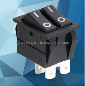 Interruptor basculante de botón, dispositivo electrónico de encendido y apagado, 2P - Product Image 1