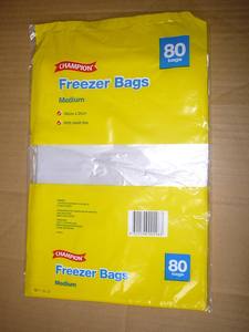 Sac thermoscellable à soufflet latéral plat transparent biodégradable en PEHD pour aliments surgelés - Product Image 2