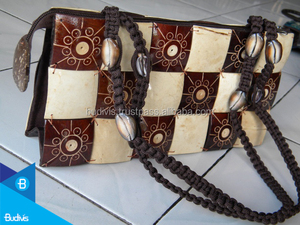 <b>Cheap</b> Ethnic Style <b>Handbag</b> Shoulder Bag Handmade Coconut - Product Image 6