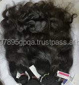 100% Premium naturel indien corps humain armure de cheveux en gros brut non transformé Vierge Extension de cheveux - Product Image 2