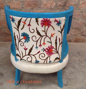 Hecho a mano francés país Vintage antiguo bastón trasero sofá sillón elegante Silla de ocio para muebles para el hogar - Product Image 3